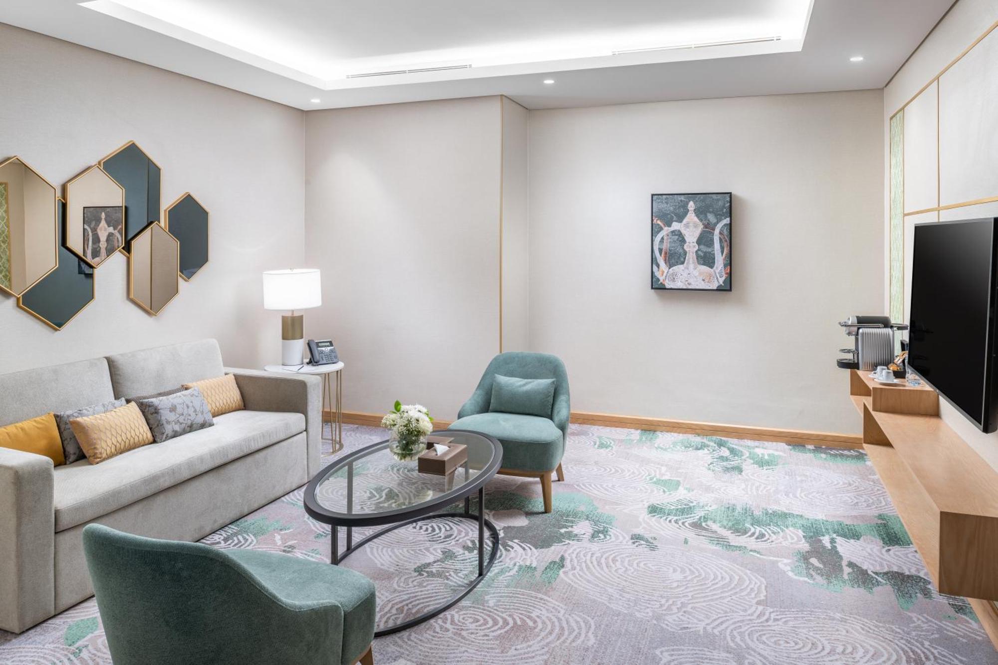 Taiba Suites Madinah Medina Kültér fotó A suite at the hotel
